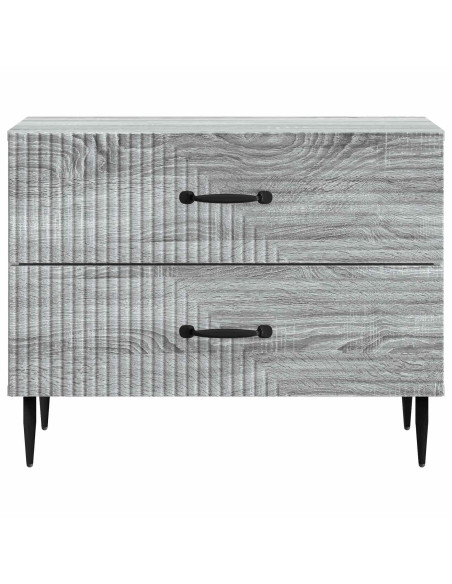 Armadio da Notte con cassetto Grigio Sonoma 62 x 34,5 x 47,5 cm