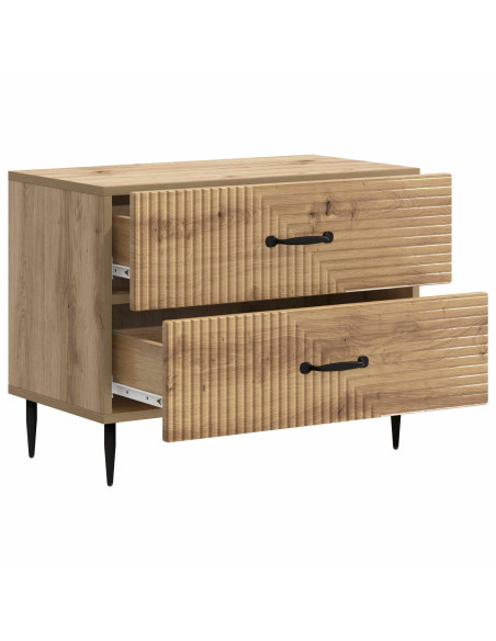 Armadio da Notte Rovere Artigianale 62 x 34,5 x 47,5 cm