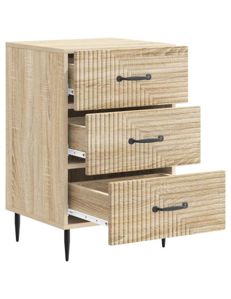 Armadio da Notte con cassetto Rovere Sonoma 43 x 41 x 66,5 cm