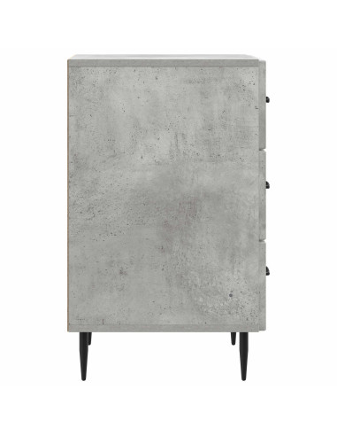 Armadio da Notte con cassetto Grigio Cemento 43 x 41 x 66,5 cm