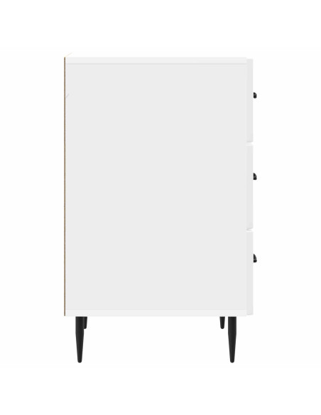 Armadio da Notte con cassetto Bianco Lucido 43 x 41 x 66,5 cm