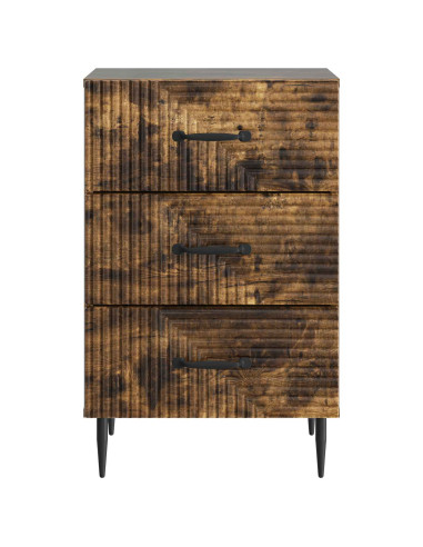 Armadio da Notte con cassetto Rovere Fumo 43 x 41 x 66,5 cm