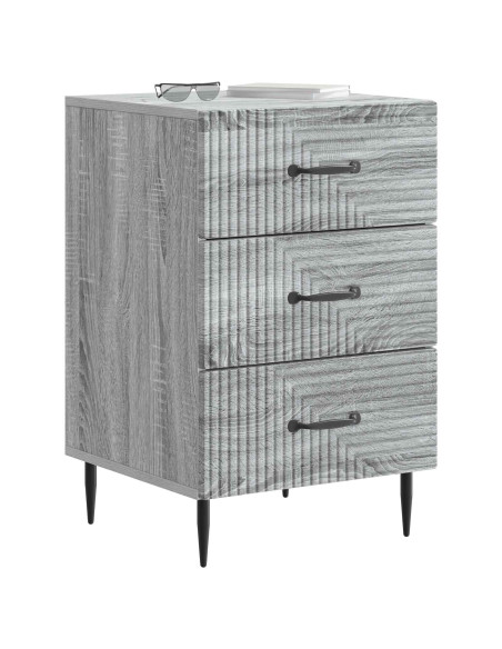 Armadio da Notte con cassetto Grigio Sonoma 43 x 41 x 66,5 cm