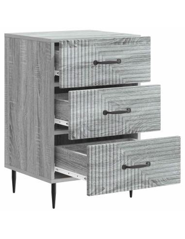 Armadio da Notte con cassetto Grigio Sonoma 43 x 41 x 66,5 cm