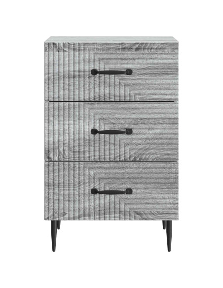 Armadio da Notte con cassetto Grigio Sonoma 43 x 41 x 66,5 cm