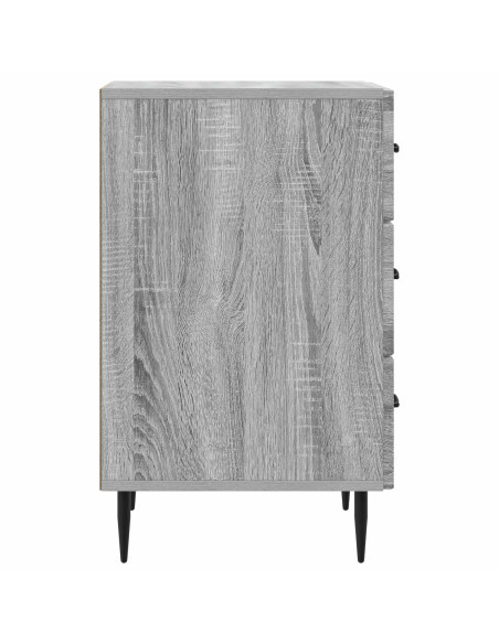 Armadio da Notte con cassetto Grigio Sonoma 43 x 41 x 66,5 cm
