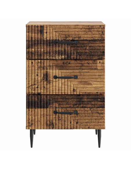 Armadio da Notte con cassetto Legno antico 43 x 41 x 66,5 cm