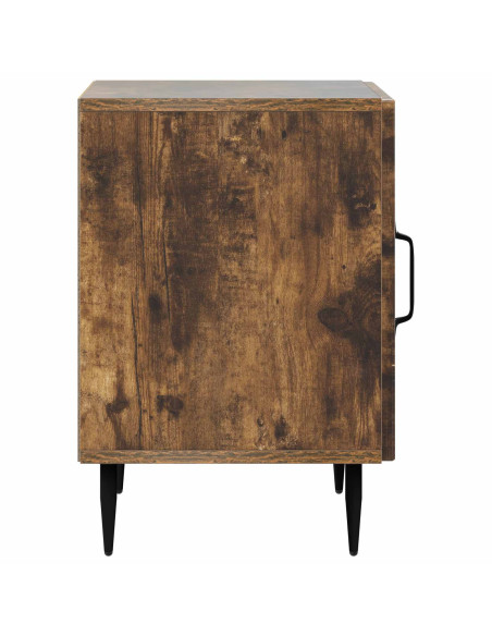 Armadio da Notte Rovere Fumo 43 x 34,5 x 50 cm