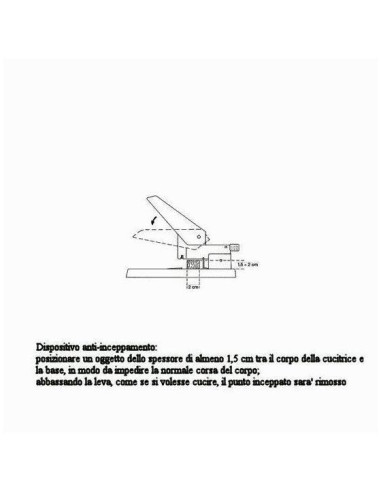 CUCITRICE 160 ALTI SPESS GRIGIO