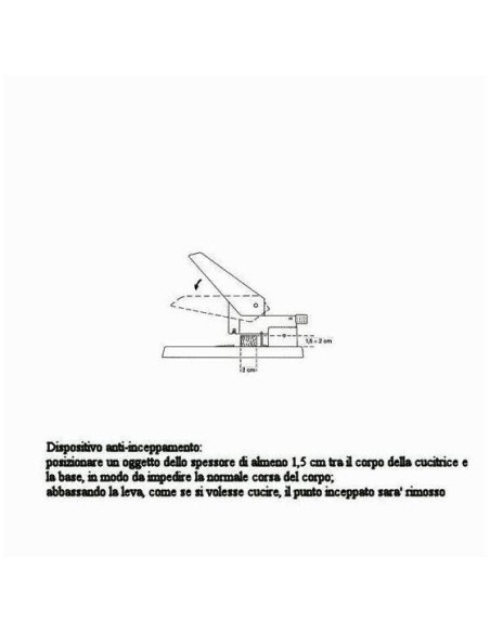 CUCITRICE 160 ALTI SPESS GRIGIO