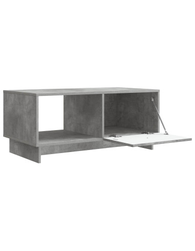 Tavolino da salotto Grigio Cemento 90 x 50 x 40 cm