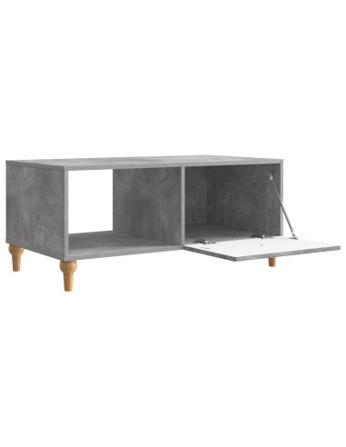 Tavolino da salotto Grigio Cemento 90 x 50 x 40 cm