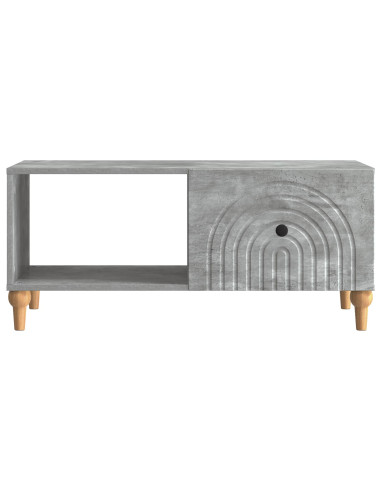 Tavolino da salotto Grigio Cemento 90 x 50 x 40 cm
