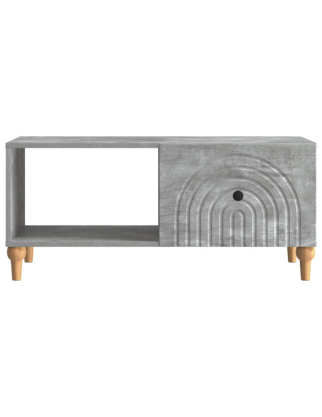 Tavolino da salotto Grigio Cemento 90 x 50 x 40 cm