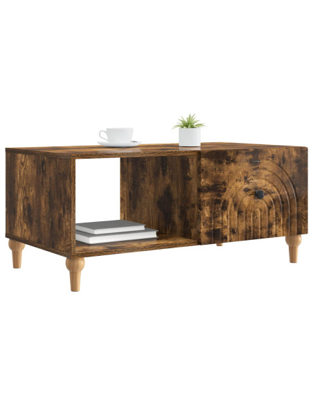 Tavolino da salotto Rovere Fumo 90 x 50 x 40 cm