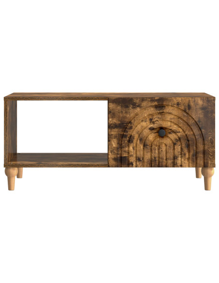 Tavolino da salotto Rovere Fumo 90 x 50 x 40 cm