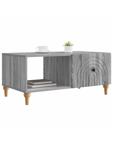 Tavolino da salotto Grigio Sonoma 90 x 50 x 40 cm
