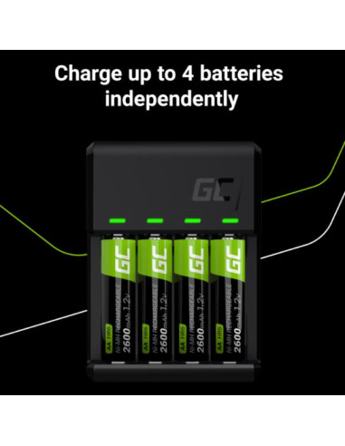 GC VITALCHARGER FOR AA AND AAA
