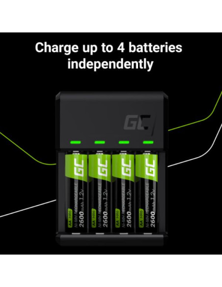 GC VITALCHARGER FOR AA AND AAA