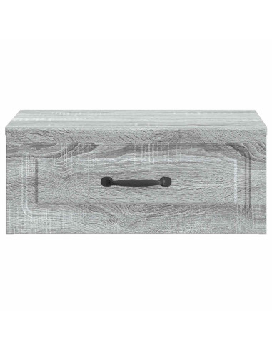 Mobiletto da notte a muro 2 pcs Grigio Sonoma 49 x 34,5 x 20 cm
