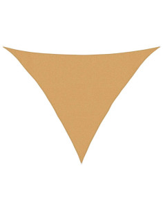 Vela Parasole 160 g/m² Triangolare Sabbia 3x3x4,2 m in HDPE 2