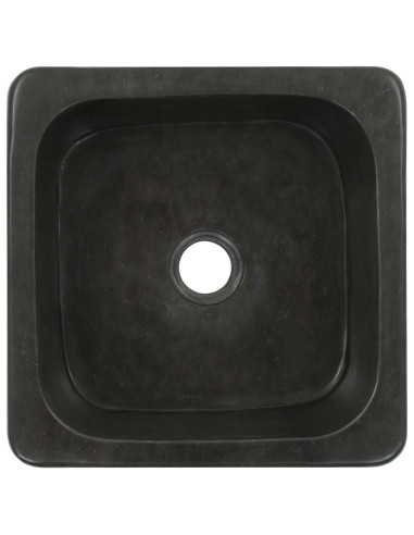 Lavandino 30x30x15 cm in Pietra di Fiume Nero
