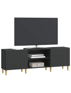 Mobile TV Nero 150 x 31 x 50 cm Legno ingegnerizzato 2