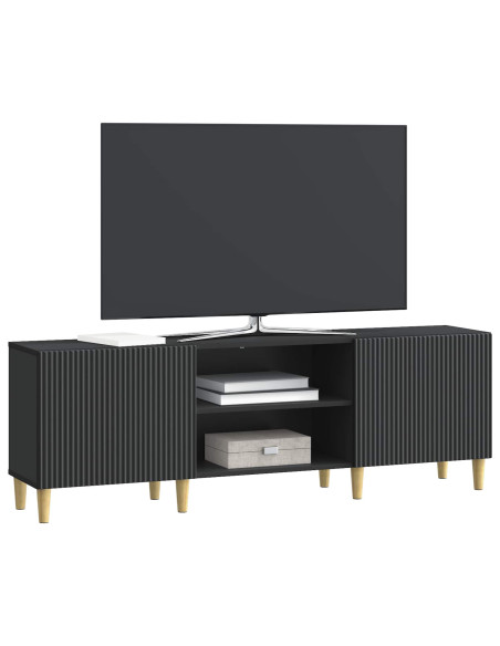 Mobile TV Nero 150 x 31 x 50 cm Legno ingegnerizzato