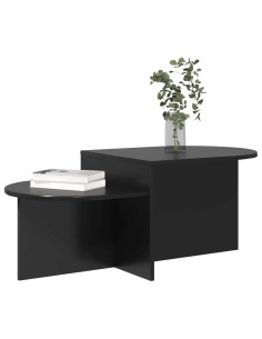 Tavolino da salotto Rovere Nero 100 x 50 x 40 cm 2