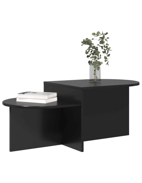 Tavolino da salotto Rovere Nero 100 x 50 x 40 cm