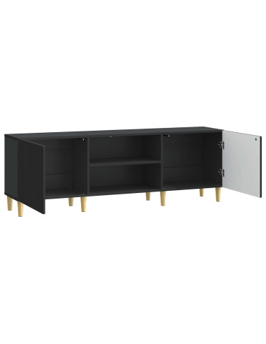 Mobile TV Nero 150 x 31 x 50 cm Legno ingegnerizzato