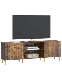 Mobile TV Rovere Fumo 150 x 31 x 50 cm Legno ingegnerizzato 2