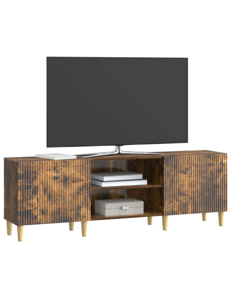 Mobile TV Rovere Fumo 150 x 31 x 50 cm Legno ingegnerizzato