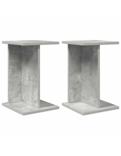 Supporto per piante 2 pcs Grigio Cemento 25 x 25,5 x 40,5 cm 2