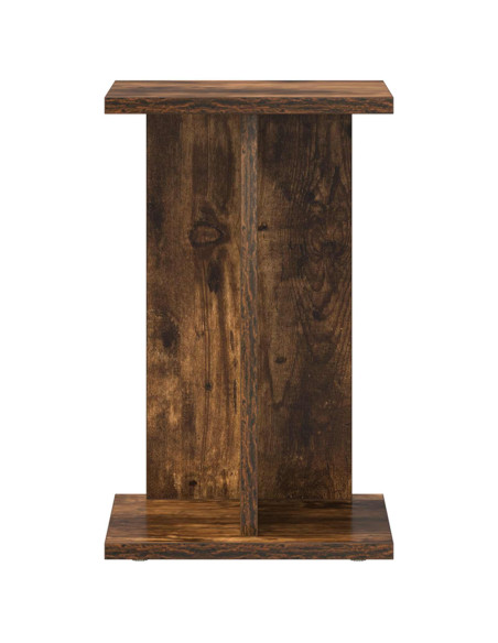 Supporto per piante 2 pcs Quercia Affumicata