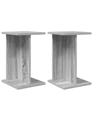 Supporto per piante 2 pcs Sonoma grigia 25 x 25,5 x 40,5 cm
