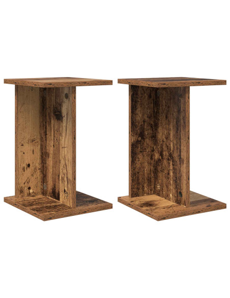 Supporto per piante 2 pcs Legno vecchio 25 x 25,5 x 40,5 cm