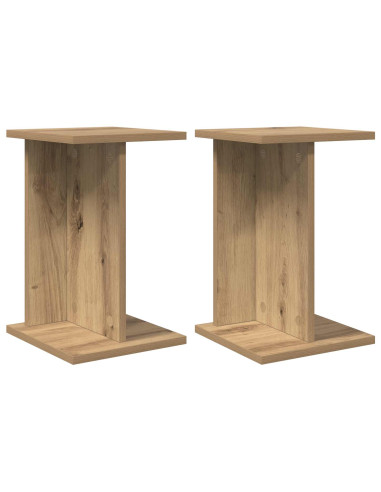 Supporto per piante 2 pcs Rovere Artigianale