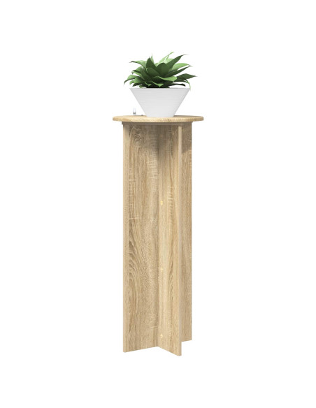 Supporto per piante 2 pcs Rovere Sonoma Ø40 x 100 cm