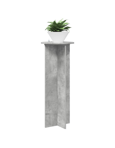 Supporto per piante 2 pcs Grigio Cemento Ø40 x 100 cm