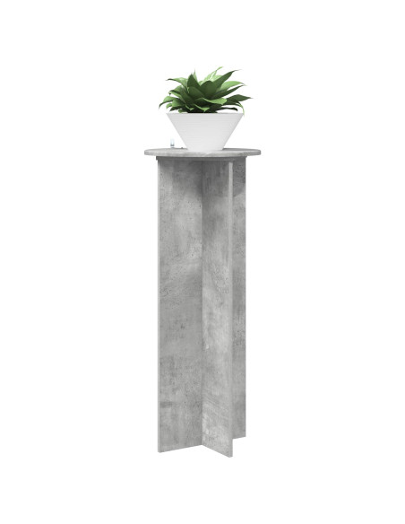 Supporto per piante 2 pcs Grigio Cemento Ø40 x 100 cm