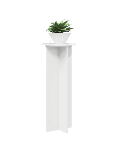 Supporto per piante 2 pcs Bianco Lucido Ø40 x 100 cm