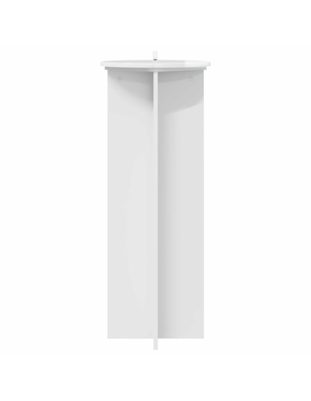 Supporto per piante 2 pcs Bianco Lucido Ø40 x 100 cm