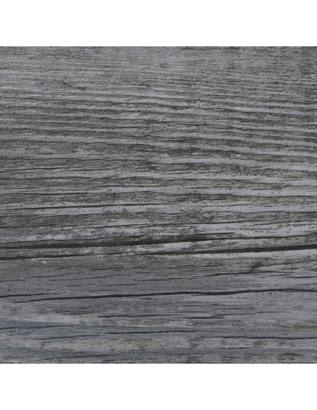 Listello per Pavimentazione Autoadesivo 32 pcs Grigio lucido