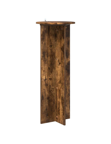 Supporto per piante 2 pcs Rovere Fumo Ø40 x 100 cm