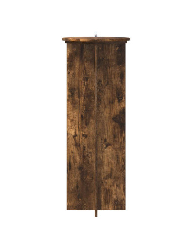 Supporto per piante 2 pcs Rovere Fumo Ø40 x 100 cm