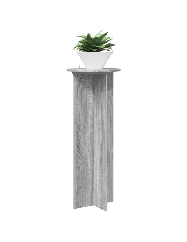 Supporto per piante 2 pcs Grigio Sonoma Ø40 x 100 cm