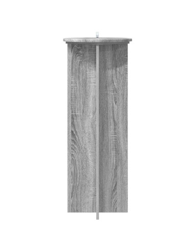 Supporto per piante 2 pcs Grigio Sonoma Ø40 x 100 cm