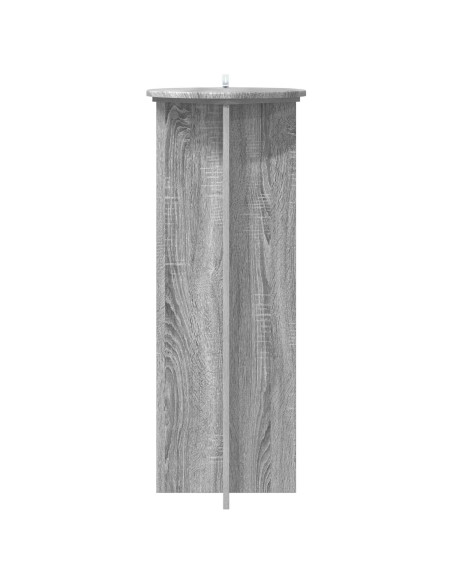 Supporto per piante 2 pcs Grigio Sonoma Ø40 x 100 cm