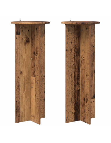 Supporto per piante 2 pcs Legno antico Ø40 x 100 cm